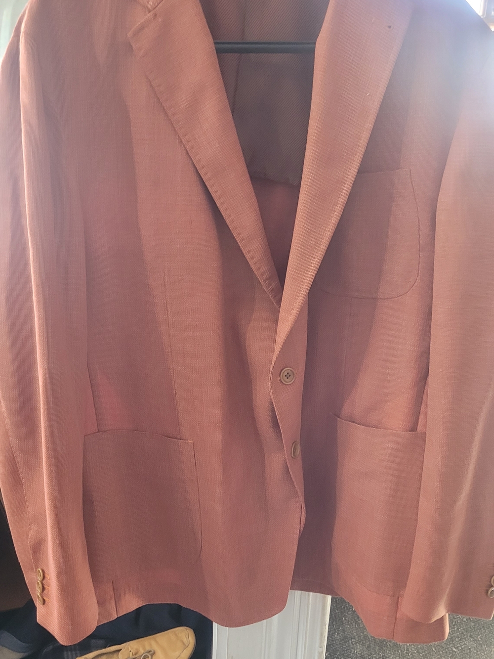 Saks Fifth Avenue Men's Rust Brown Sport Coat